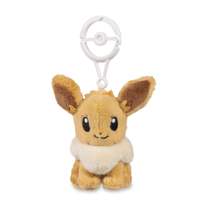 Prismatic Evolutions Super-Premium Collection, Eevee Figure & Eevee Plush Key Chain Bundle - Image 3