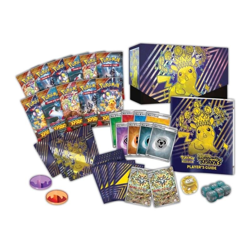 Pokémon TCG: Scarlet & Violet-Surging Sparks Pokémon Center Elite Trainer Box - Image 6