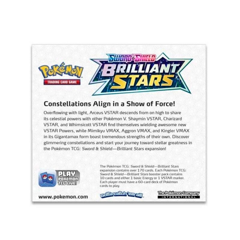 Pokémon TCG: Sword & Shield-Brilliant Stars Booster Display Box (36 Packs) - Image 2