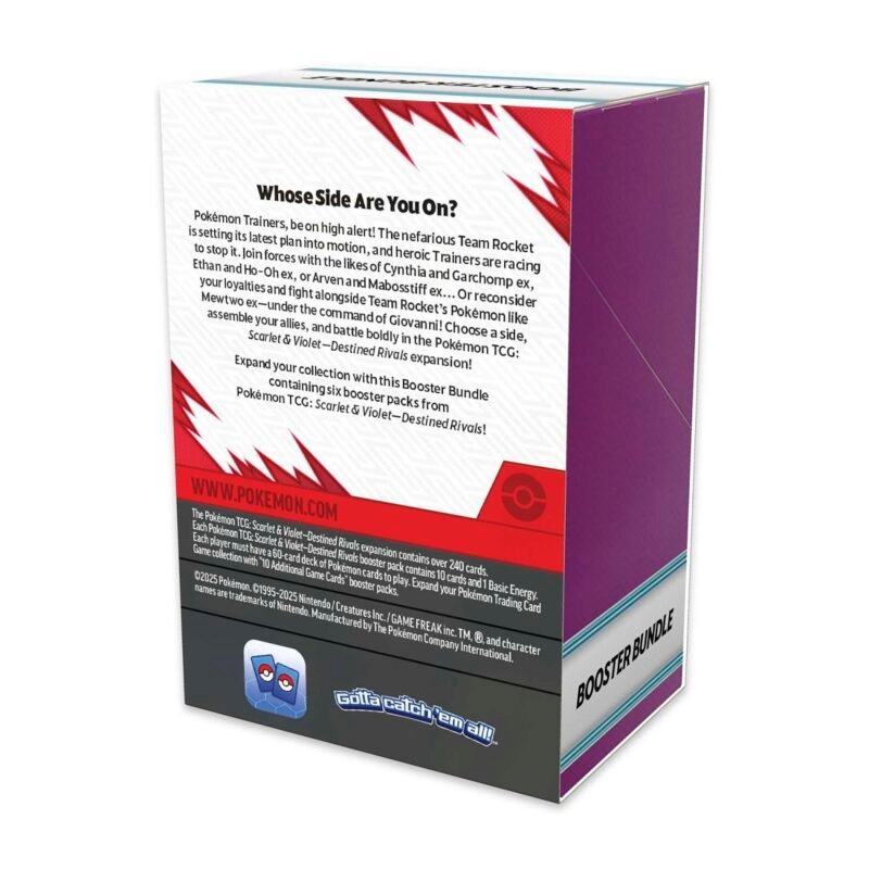 Pokémon TCG: Scarlet & Violet-Destined Rivals Booster Bundle (6 Packs) - Image 2