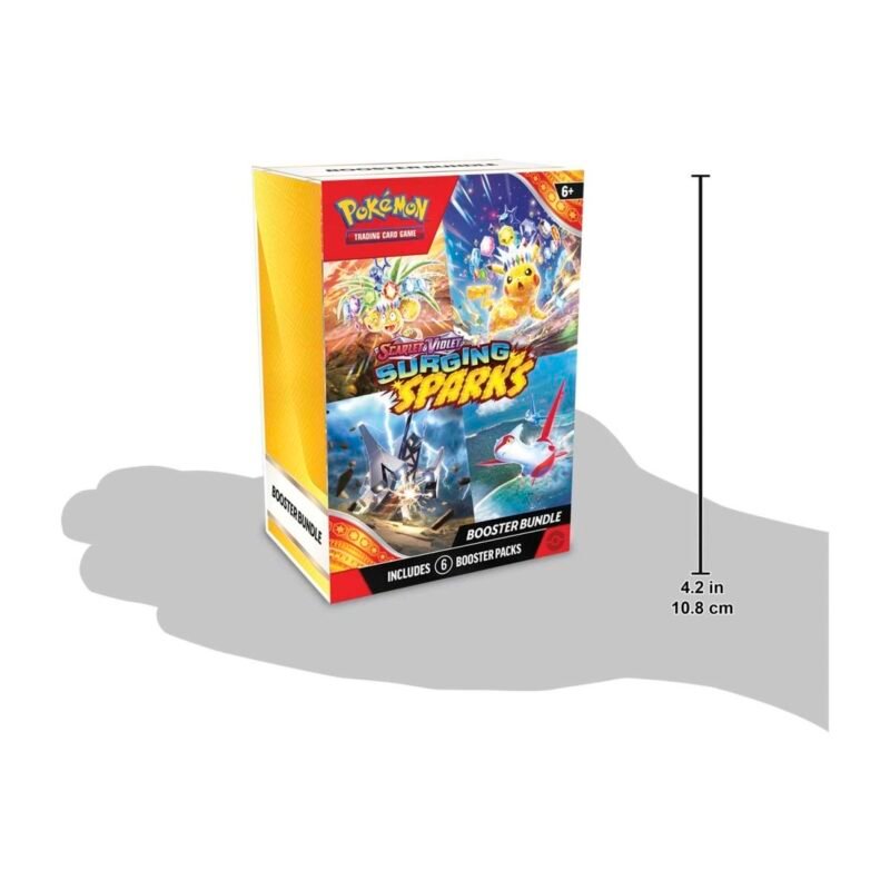 Pokémon TCG: Scarlet & Violet-Surging Sparks Booster Bundle (6 Packs) - Image 4