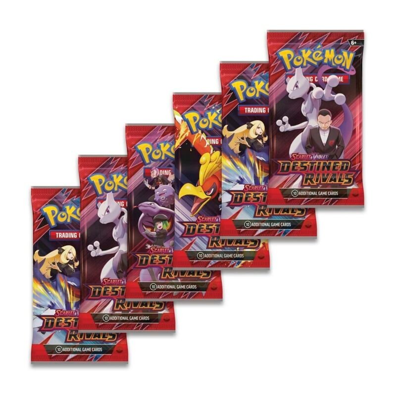 Pokémon TCG: Scarlet & Violet-Destined Rivals Booster Bundle (6 Packs) - Image 3